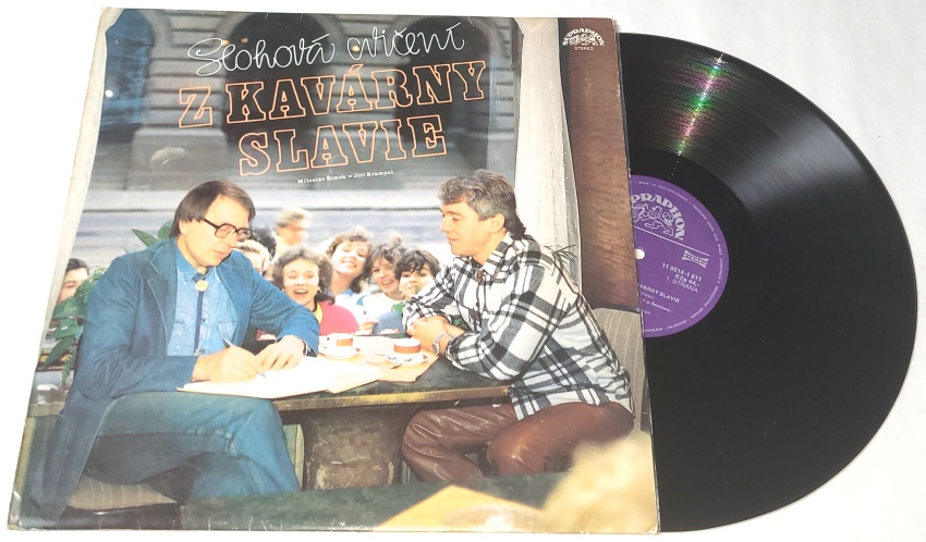 Miloslav Šimek, Jiří Krampol – Slohová Cvičení Z Kavárny Slávie 1989 EX, VYPRANÁ Vinyl (LP)