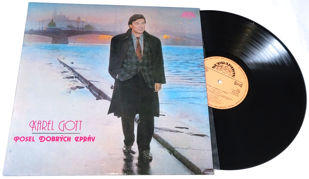 Karel Gott – Posel Dobrých Zpráv 1987 NM VYPRANÁ Vinyl (LP)