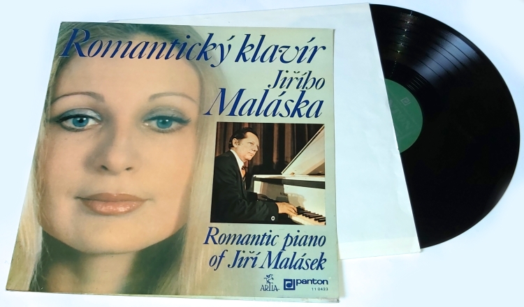 Jiří Malásek – Romantický Klavír Jiřího Maláska 1974 VG+ / VG, VYPRANÁ Vinyl (LP)