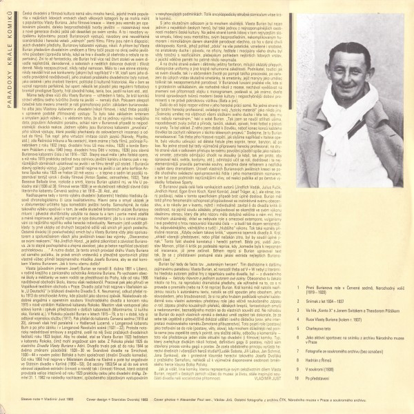 Vlasta Burian – Humor Vlasty Buriana (1) 1983 EX, VYPRANÁ Vinyl (2LP)