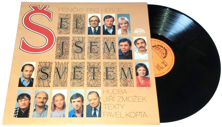 Šel Jsem Světem (Písničky Pro Herce) 1988 EX, VYPRANÁ Vinyl (LP)