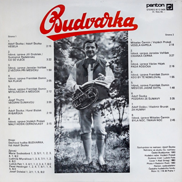 Budvarka – Veselá Kapela 1983 VG+, VYPRANÁ Vinyl (LP)