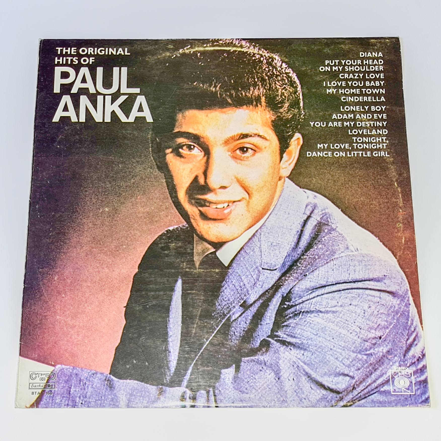 Paul Anka – The Original Hits Of Paul Anka 1982 VG, VYPRANÁ Vinyl (LP)