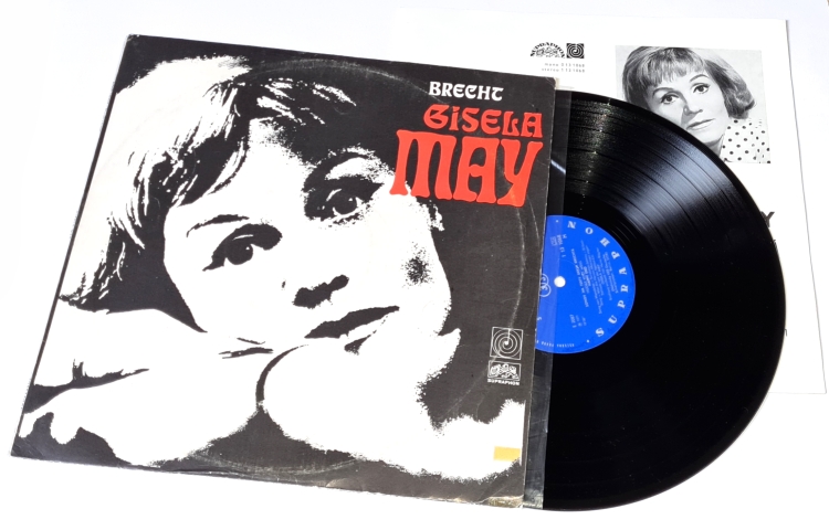 Gisela May – Brecht 1971 EX, VYPRANÁ Vinyl (LP + příloha)