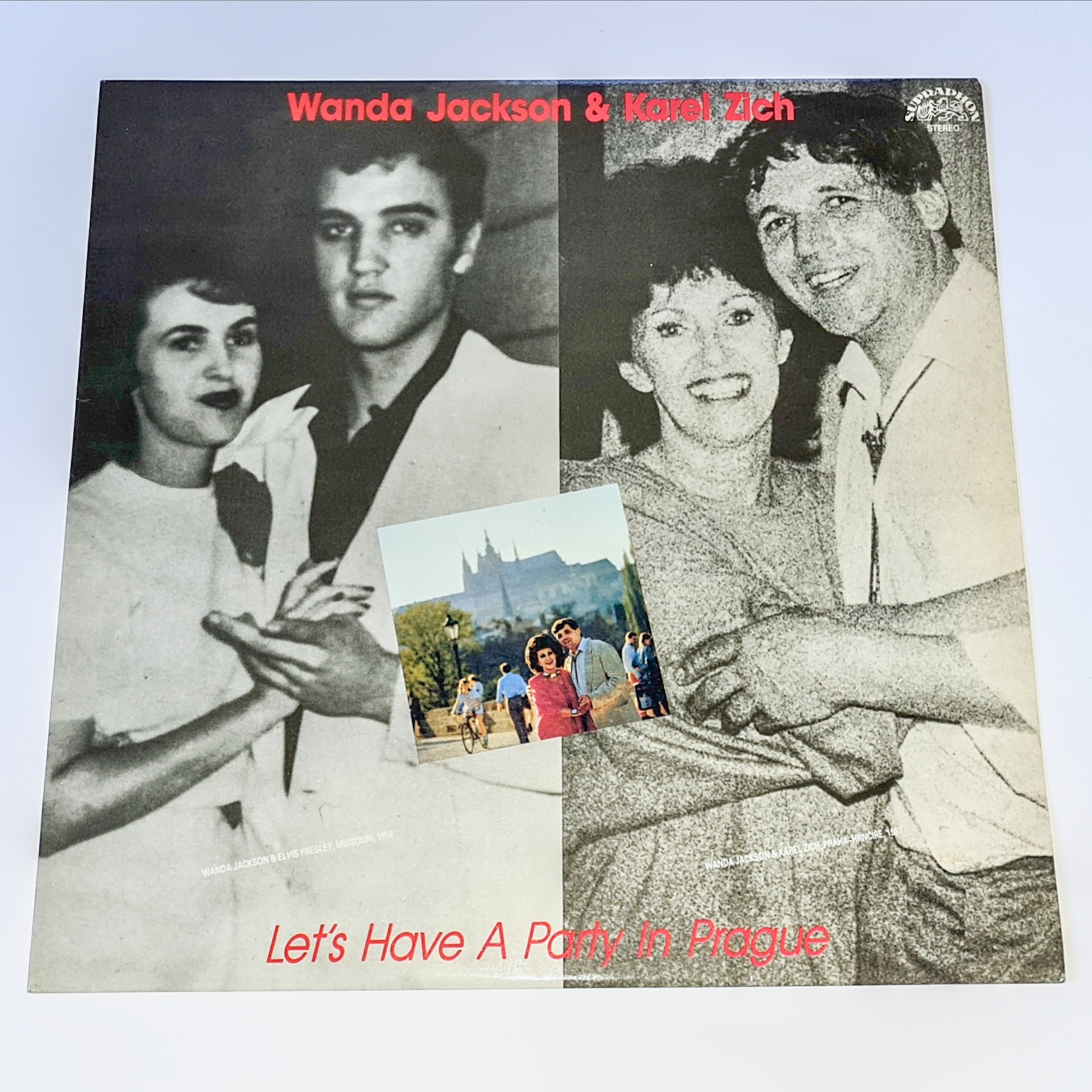 Wanda Jackson & Karel Zich – Let's Have A Party In Prague - 1988 VG-,  VYPRANÁ Vinyl (LP)