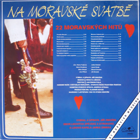 Na Moravské Svatbě / At Moravian Wedding 1991 EX, VYPRANÁ Vinyl (LP)