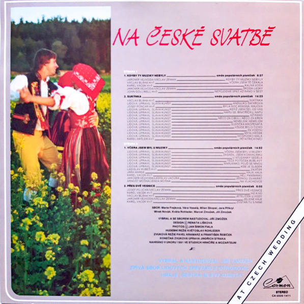 Na České Svatbě / At Czech Wedding 1991 EX, VYPRANÁ Vinyl (LP)