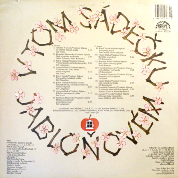 V Tom Sádečku Jabloňovém 1989 EX, VYPRANÁ Vinyl (LP)