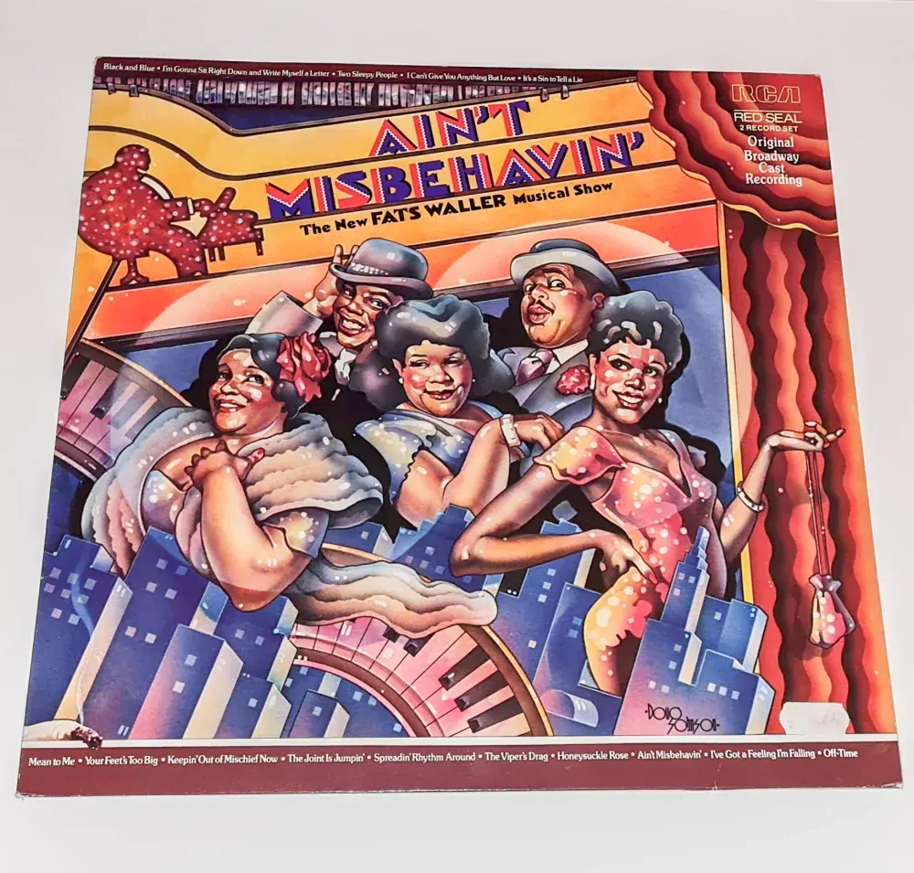 Ain't Misbehavin' Original Broadway Cast – Ain't Misbehavin': The New Fats Waller Musical Show 1978 NM, VYPRANÉ Vinyl (2LP)