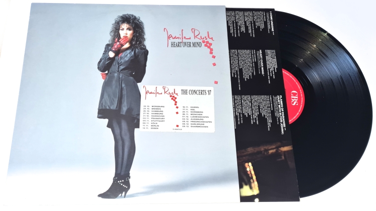 Jennifer Rush – Heart Over Mind 1987 VG+, VYPRANÁ Vinyl (LP)