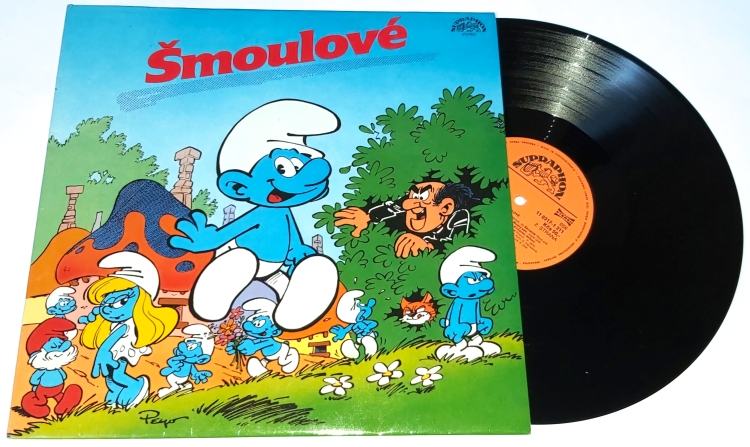 Šmoulové – Šmoulové 1988 NM VYPRANÁ Vinyl (LP)