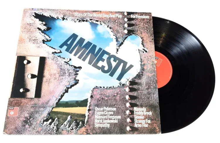 Amnesty • Stars Of The World Sing And Play For Freedom 1974 VG+, VYPRANÁ Vinyl (LP)