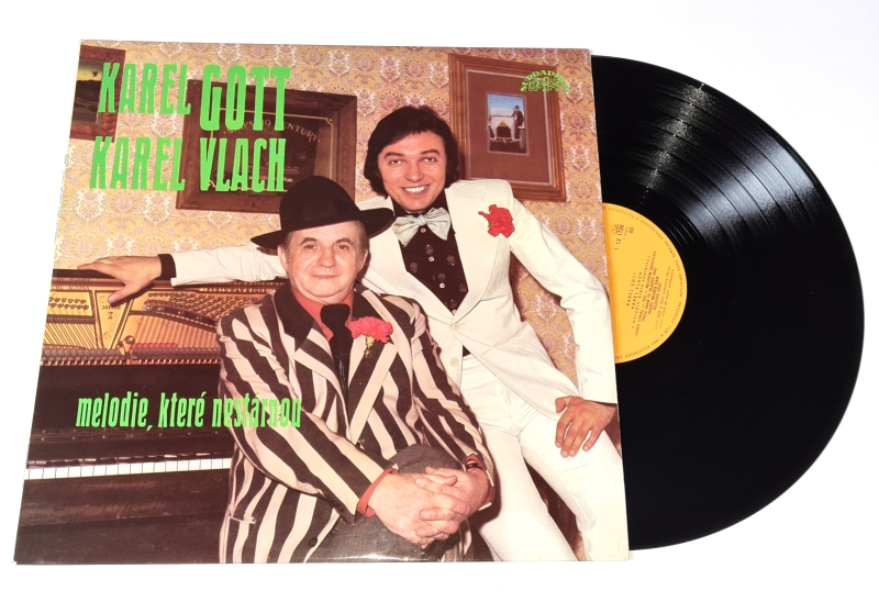 Karel Gott, Karel Vlach – Melodie, Které Nestárnou 1975 VG- VYPRANÁ Vinyl (LP)