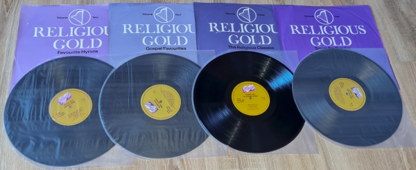 Religious Gold 1980 4 LP EX, VYPRANÉ Vinyl