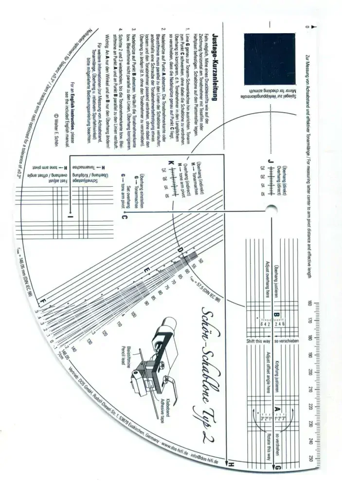 Tonar Proffesional Alignment Protractor