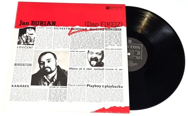 Jan Burian ( Dan Fikejz) – Hodina Duchů 1989 VG, VYPRANÁ Vinyl (LP)