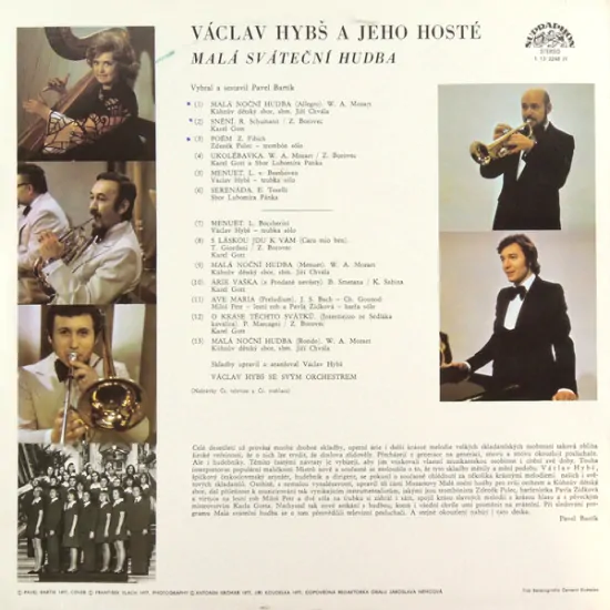 Václav Hybš – Václav Hybš A Jeho Hosté 2 - Malá Sváteční Hudba 1978 VG+, VYPRANÁ Vinyl (LP)