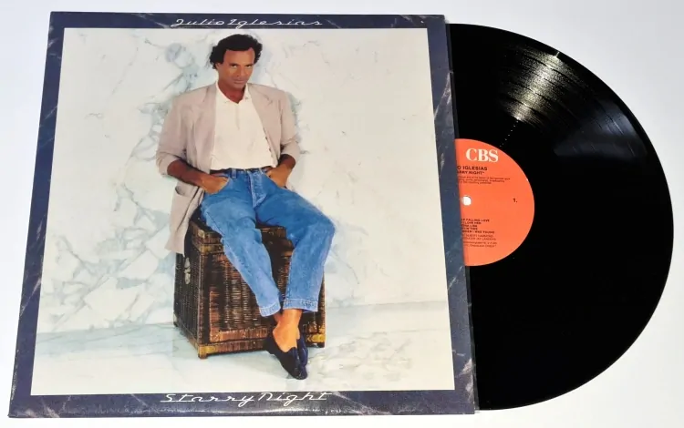 Julio Iglesias – Starry Night 1990 NM, VYPRANÁ Vinyl (LP)