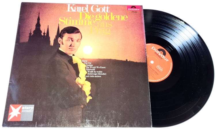 Karel Gott – Die Goldene Stimme Aus Prag 1968 NM, VYPRANÁ Vinyl (LP)