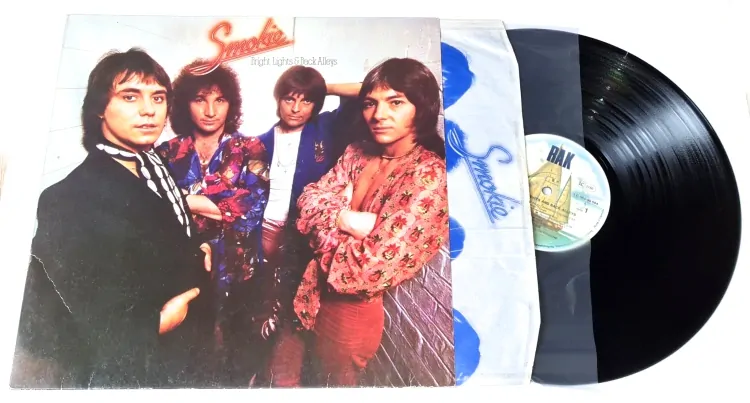 Smokie – Bright Lights And Back Alleys 1977 VG+, VYPRANÁ Vinyl (LP)