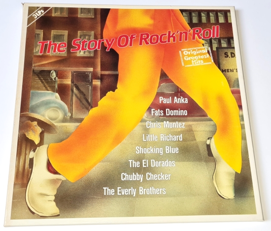 Various – The Story Of Rock 'n' Roll 1981 EX, VYPRANÉ Vinyl (Box Set 3LP)