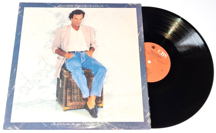 Julio Iglesias – Starry Night 1990 VG-, VYPRANÁ Vinyl (LP)