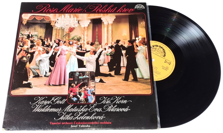 Karel Gott, Jiří Korn, Waldemar Matuška, Eva Pilarová, Jitka Zelenková – Rose Marie / Polská Krev1983 EX, VYPRANÁ Vinyl (LP)