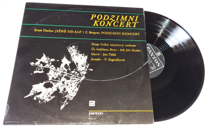Ernst Fischer | C. Bargoni, Richard Addinsell | Zdeněk Fibich, Václav Trojan Hraje Velký Smyčcový Orchestr Čs. Rozhlasu, Brno - Řídí Jiří Hudec Klavír - Jan Těšík Housle - V. Zegzulková – Podzimní Koncert / Varšavský Koncert 1971 VG+, VYPRANÁ Vinyl (LP)