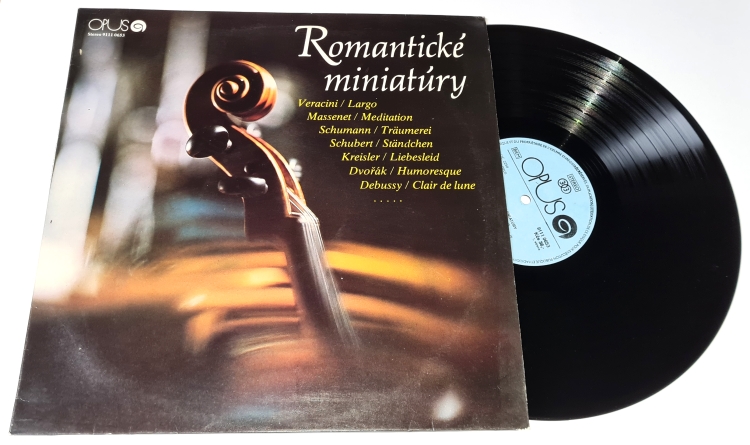 Veracini / Massenet / Schumann / Schubert / Kreisler / Dvořák / Debussy – Romantické Miniatúry 1978 VG+, VYPRANÁ Vinyl (LP)