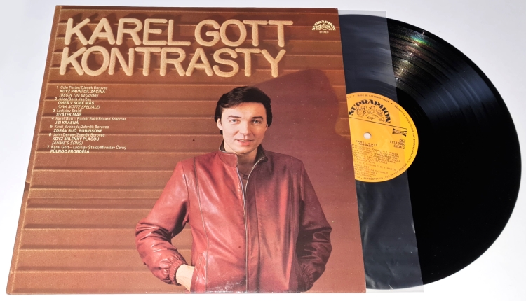 Karel Gott – Kontrasty 1982 VG-, VYPRANÁ Vinyl (LP)