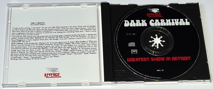Dark Carnival – Greatest Show In Detroit 1991 CD