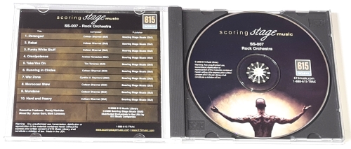 Scoring stage music - Rock orchestra  CD
