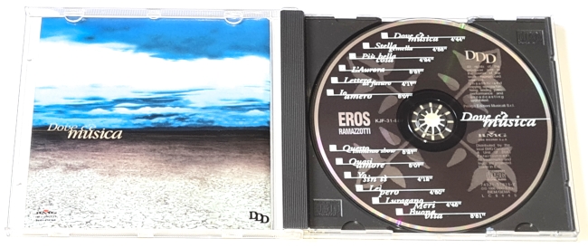 Eros Ramazzotti – Dove C'è Musica 1996 CD