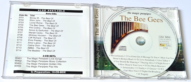 Victor Rodriguez – The Magic Panpipes - Bee Gees 2001, CD