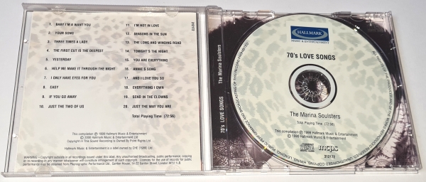 The Marina Soulsters – 70's Love Songs 2000 CD
