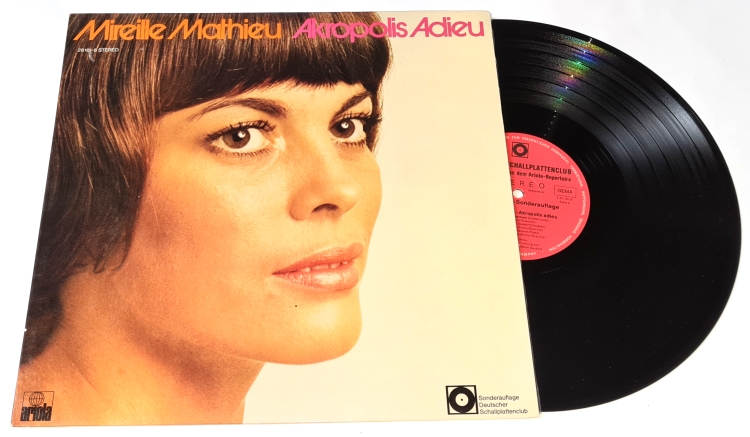 Mireille Mathieu – Akropolis Adieu 1972 VG, VYPRANÁ Vinyl (LP)