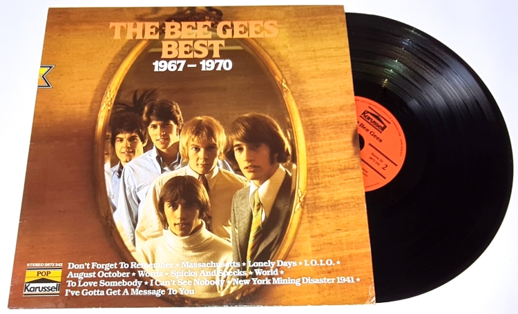 Bee Gees – Massachusettes - Bee Gees Best 1967 - 1970 (1975) EX, VYPRANÁ Vinyl (LP)