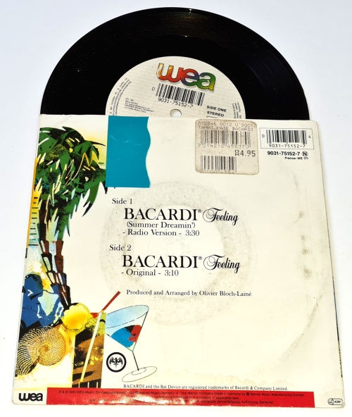 Kate Yanai – Bacardi Feeling 1991, Vinyl 7" Single (SP)