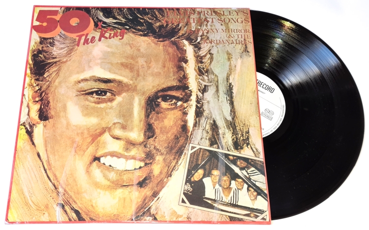 Danny Mirror & The Jordanaires – 50 X The King - Elvis Presley's Greatest Songs 1985 EX-, VYPRANÁ Vinyl (LP)