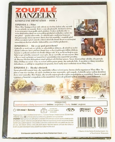 Zoufalé manželky - Série 1 Disk 1 DVD, nerozbalené