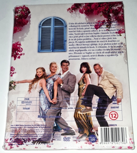 Mamma Mia! 2008 DVD (nerozbalené)
