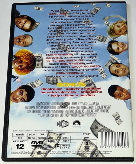 Milionový závod 2001 DVD