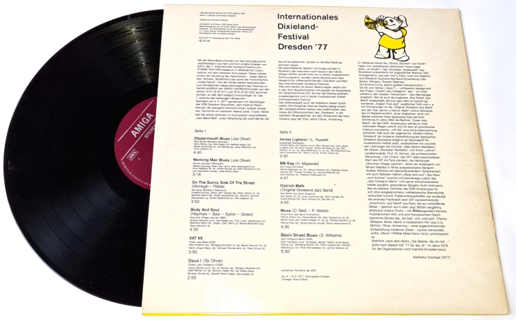 Internationales Dixieland Festival Dresden '77 1978 EX, Vinyl (LP)