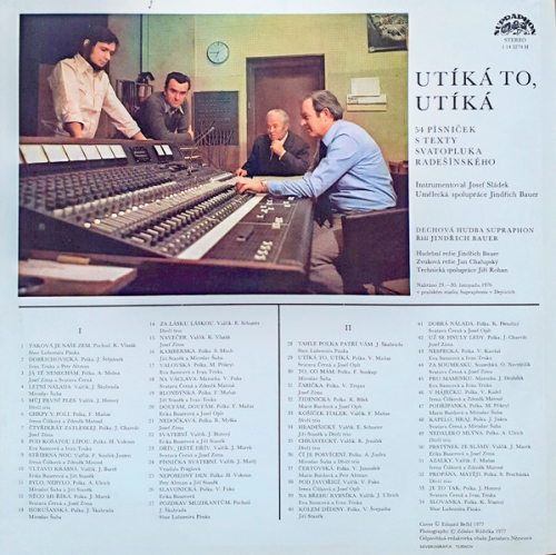 Svatopluk Radešínský – Utíká To, Utíká 1978 EX, VYPRANÁ Vinyl (LP)