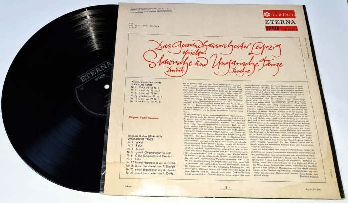 Dvořák / Brahms - Gewandhausorchester Leipzig, Václav Neumann – Das Gewandhausorchester Spielt Slawische Und Ungarische Tänze 1974 EX, Vinyl (LP)