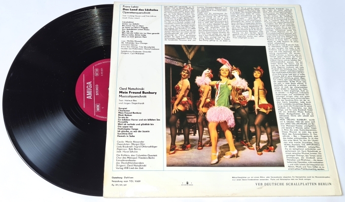 Franz Lehár, Gerd Natschinski – Das Land Des Lächelns / Mein Freund Bunbury (Querschnitte) 1969 EX, Vinyl (LP)