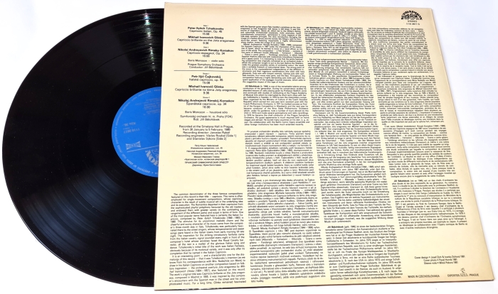 Tchaikovsky / Rimsky-Korsakov / Glinka - Prague Symphony Orchestra, Jiří Bělohlávek – Capriccio (Italien) / Capriccio (Espagnol) / Capriccio (Brillante On The Jota Aragonesa) 1981 EX, Vinyl (LP)
