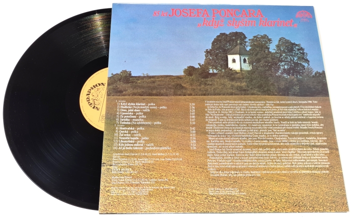 Česká Muzika – „Když Slyším Klarinet„ (85 Let Josefa Poncara) 1987 VG-, Vinyl (LP)