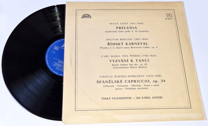 Liszt - Berlioz - Weber - Rimskij-Korsakov – Hudební Básně Romantiků 1975 EX, Vinyl (LP)