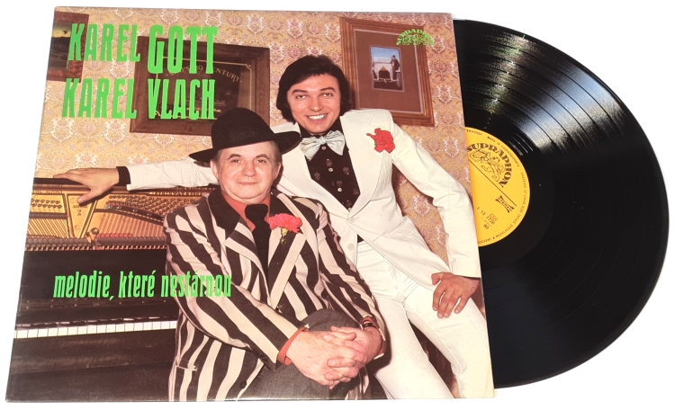 Karel Gott, Karel Vlach – Melodie, Které Nestárnou 1975 EX VYPRANÁ Vinyl (LP)